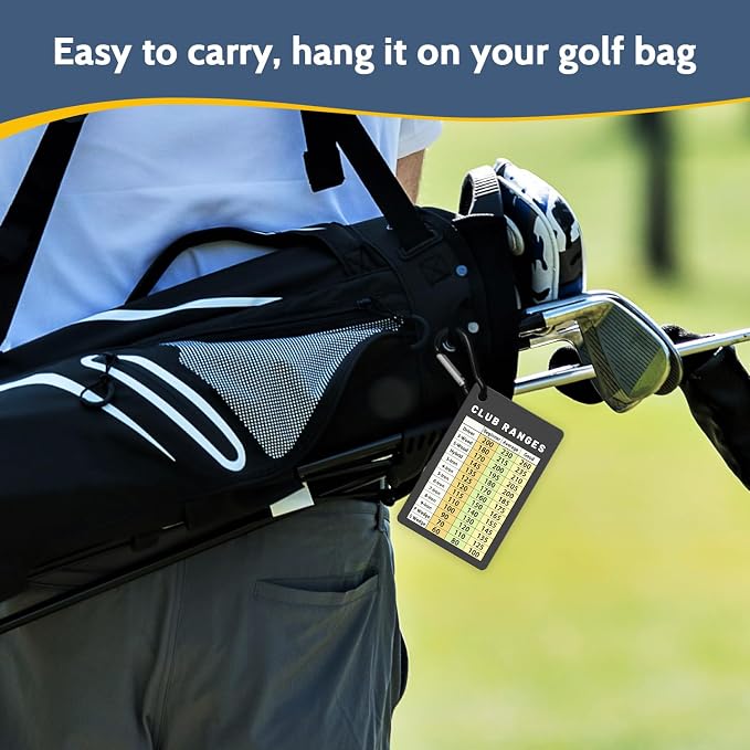 Golf Club Range Chart Card, Easy Carry - Image 6