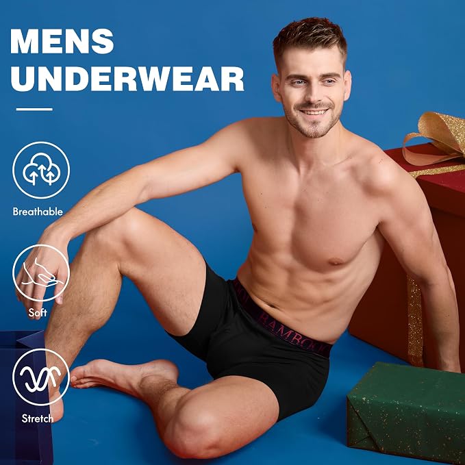 BAMBOO COOL Men's Ultra ComfortSoft Underwear, Moisture Wicking & Breathable No - Image 2