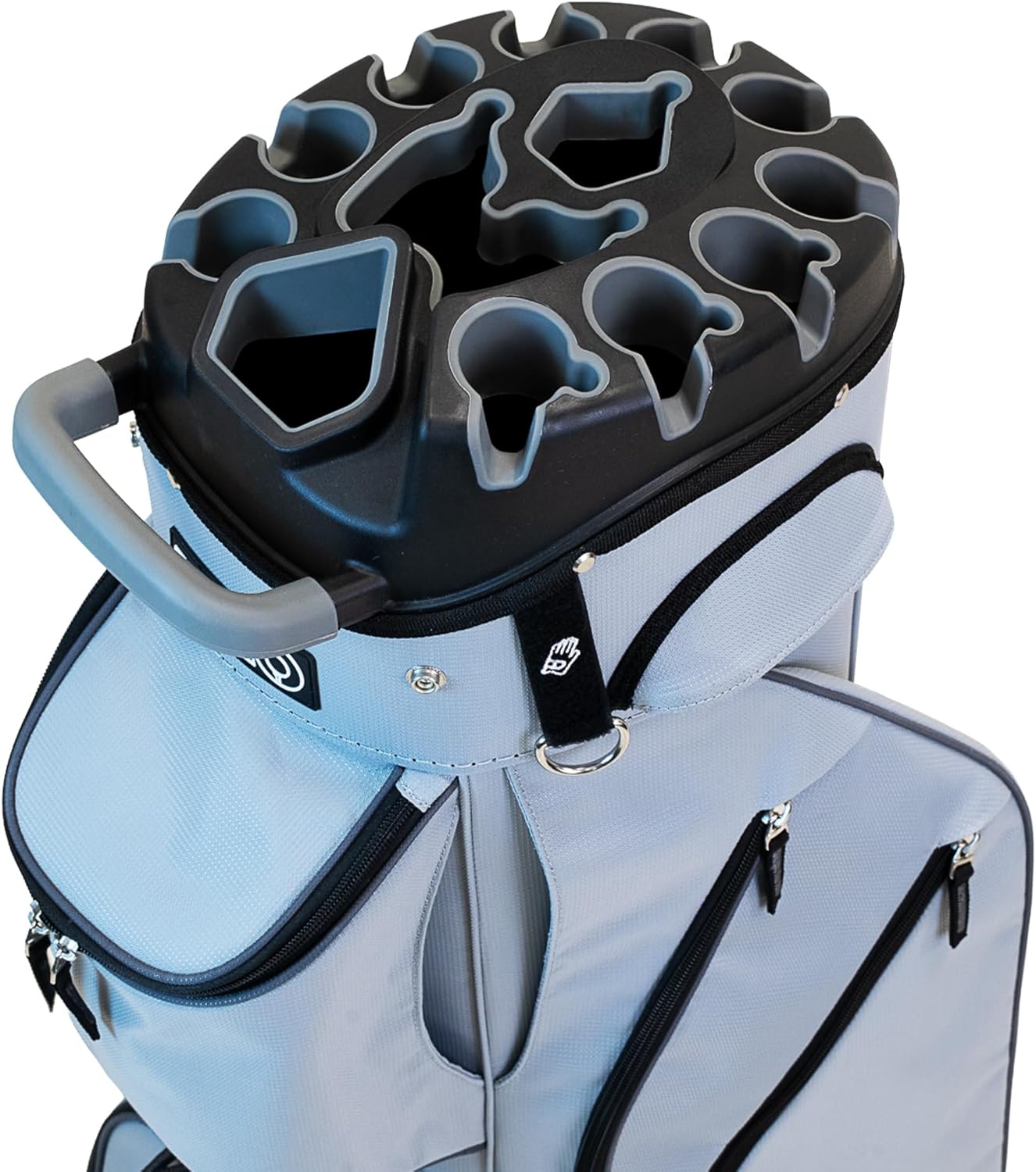 Izzo Vault Golf Cart Bag - Quiet-Lock 14 Way Club Divider