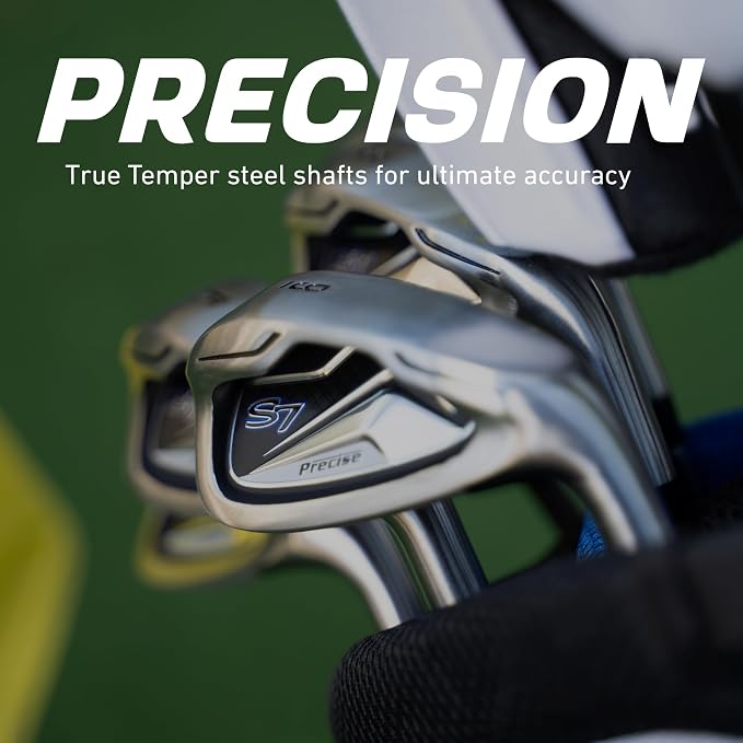 Precise S7 Men’s 18-Piece Golf Set – Titanium Driver, 5-SW Irons, Stand Bag - Image 5