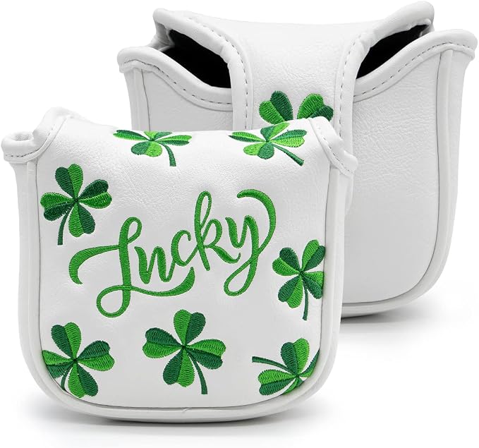 Golf Headcovers Live Lucky Golf Driver Covers Advanced Embroidery Fairway Wood by ALIENNANAGolf