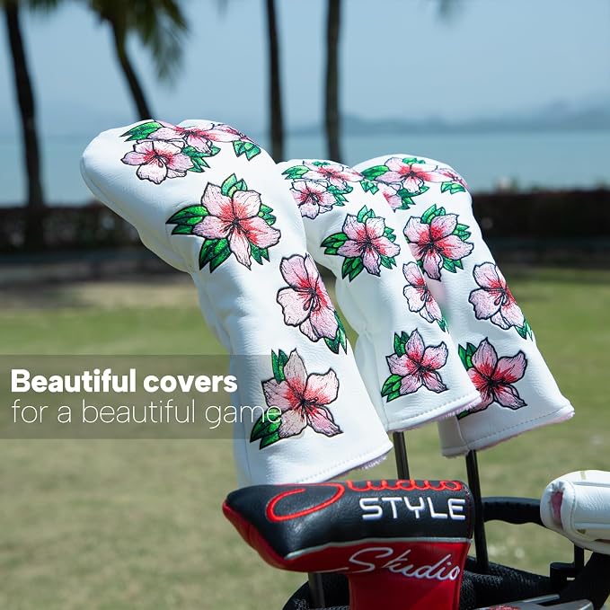 Golf Headcovers Embroidery Driver Cover Fariway Wood Headcover Hybrid Head - Image 7