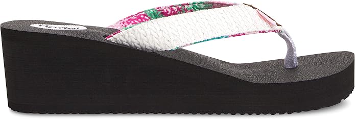 Floopi High Heel Wedge Sandals for Women-Comfort Yoga Mat Footbed for Support - Image 4