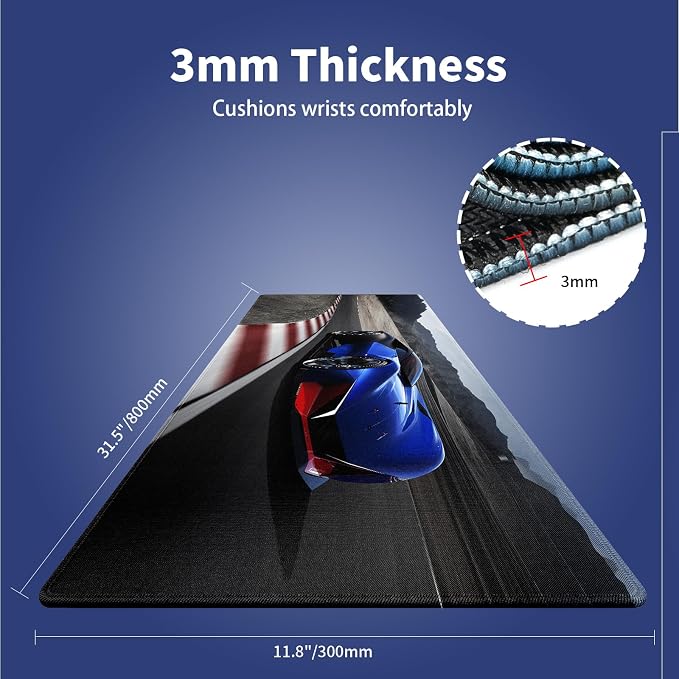 Wknoon. Extra Large Gaming & Office Mouse Pad - Image 2