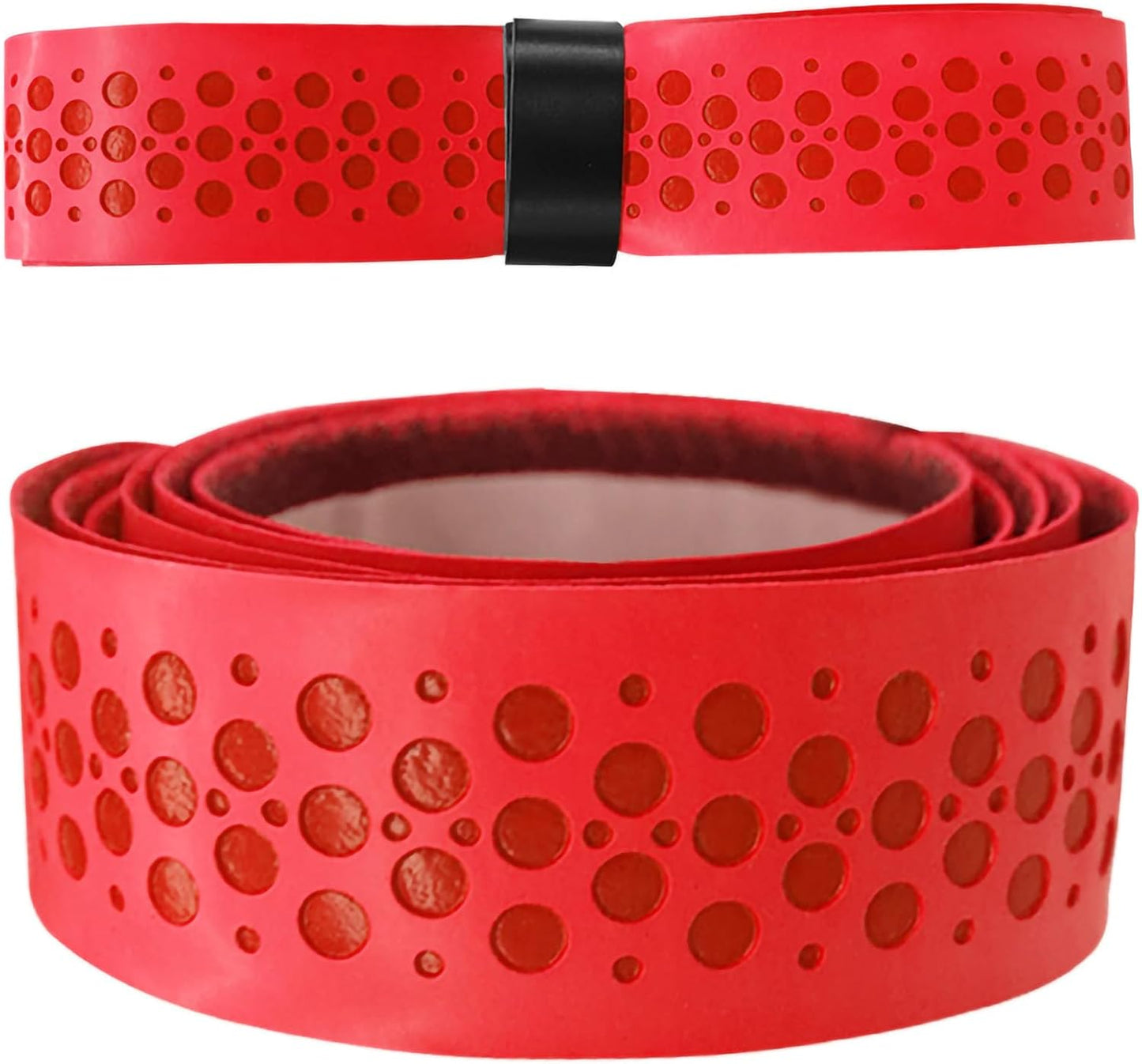 2 Pack Golf Grip Wrapping Tape, Quick Replacement with New Grip, Red Wrapped Golf Grip Strap for Golf Club Grips