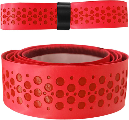 2 Pack Golf Grip Wrapping Tape, Quick Replacement with New Grip, Red Wrapped Golf Grip Strap for Golf Club Grips