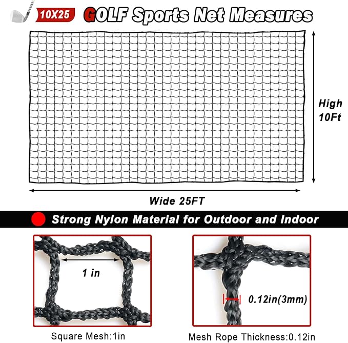 Sports Netting - Heavy Duty Ball Net - Image 2