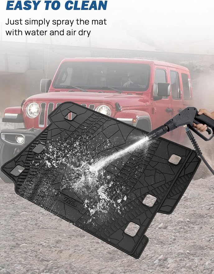 JOYTUTUS Cargo Mat fits 2018-2026 Wrangler JL 4X4 - Image 3