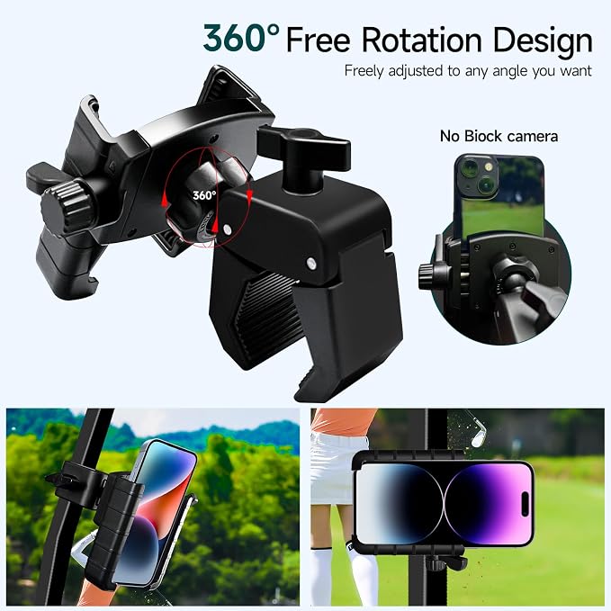 Golf Cart Phone Holder Mount, Compatible - Image 4