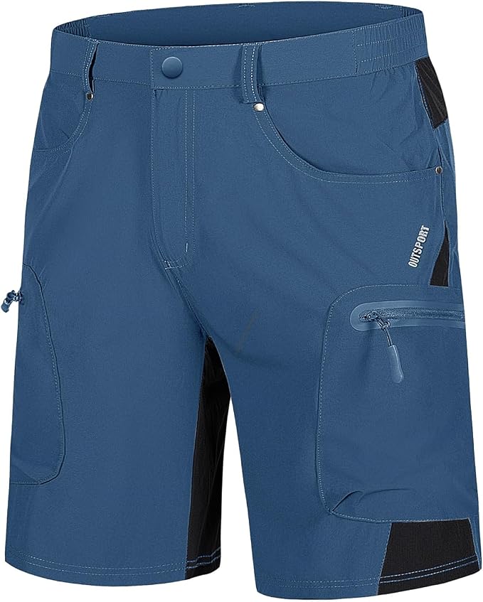 TACVASEN Men's Hiking Cargo Shorts 10" by TACVASEN