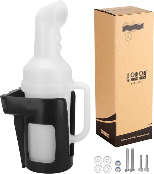 10L0L Universal Golf Cart Sand Bottle with Holder for Yamaha EZGO Club Car, Divots Filler Sand & Seed Bottle