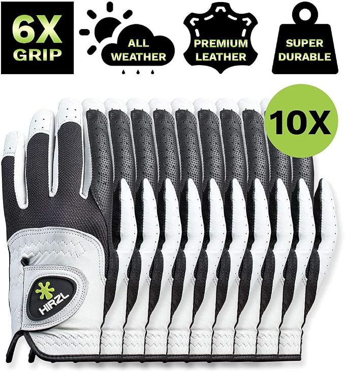 HIRZL Trust Control 2.0 Golf Gloves, All Weather Mens Golf Glove, Kangaroo - Image 3