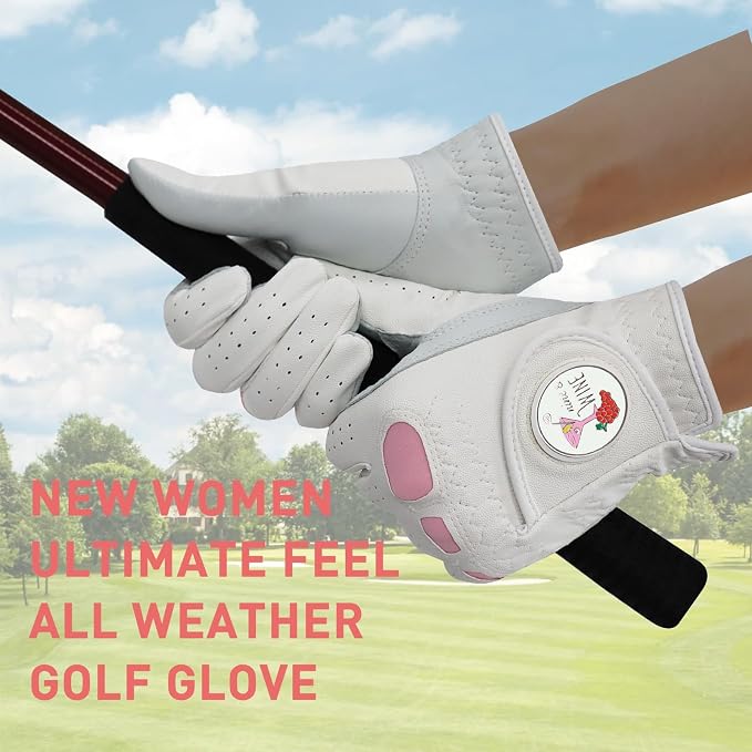 Women Golf Gloves Premium Leather - Image 5