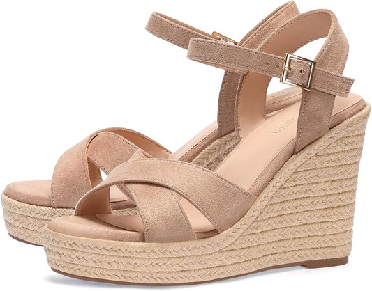 VICKI·VICKI Wedges for Women Platform Sandals Wedge Heels for Sandals by VICKI%C2%B7VICKI