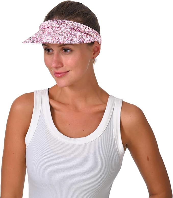 2 Pack Sun Visor Hats Women Men Clip On Wide Brim Visors Hat Outdoor Sports - Image 6