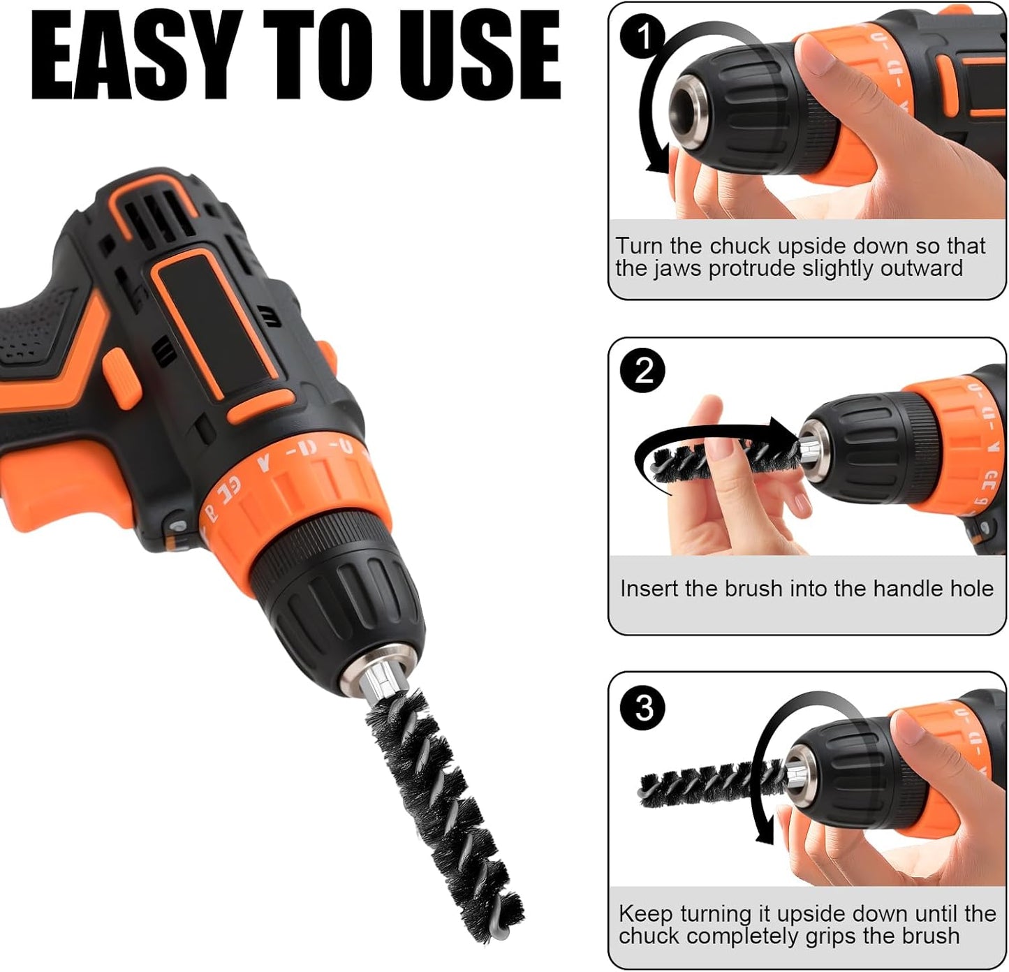 2 Pack Golf Club Cleaning Brush with Ferrules Tool, Dual Head Stainless Steel Shaft and Hosel Cleaner for Golfers Players Coaches, Perfect for Iron or Wood Hybrid Clubs Maintenance