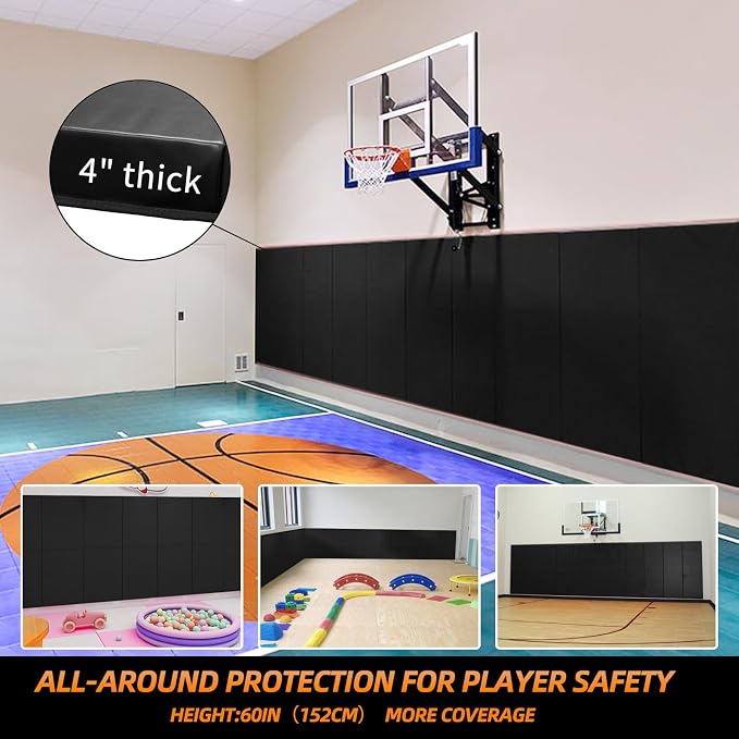 PROGOAL Gym Wall Paddings Basketball Court Wall Protection Pad - Image 6