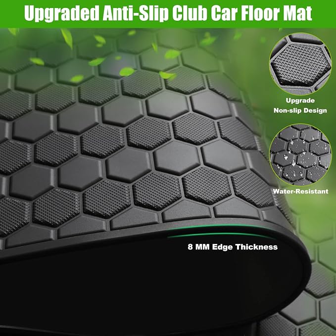 Club Car Precedent Golf Cart Full Coverage Floor Liner Mat, Fits Club Car - Image 4