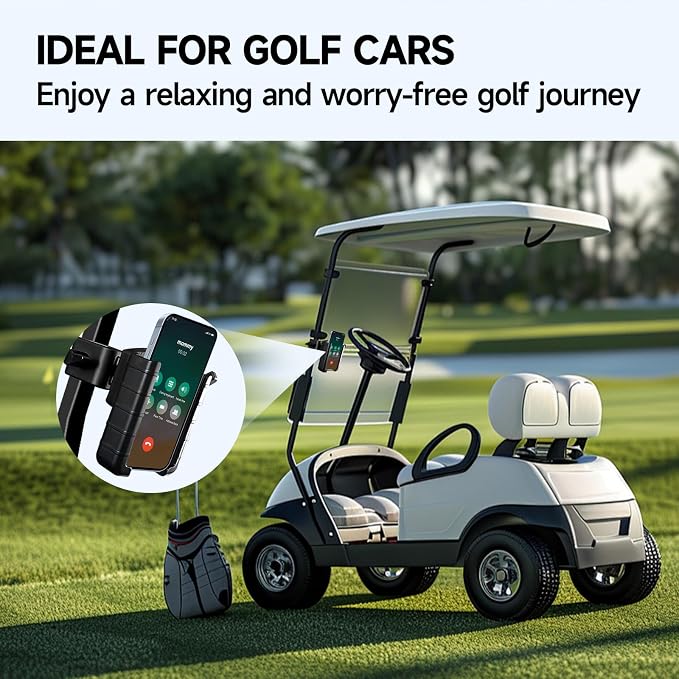 Golf Cart Phone Holder Mount, Compatible - Image 5