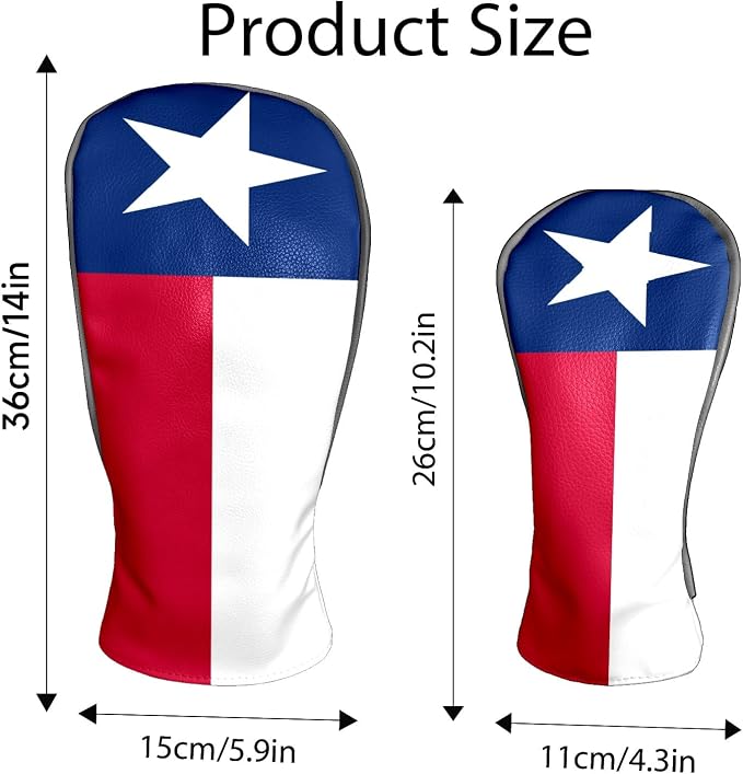 Golf Club Covers Texas State Lone Star Flag Golf Club Head Covers - Image 6