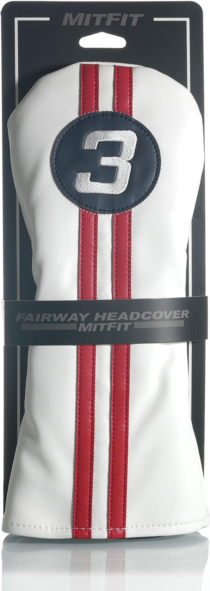 Single Headcover, Easy Slip-On Easy-Off Golf Club Head Cover, Fleece Lined by MitFit
