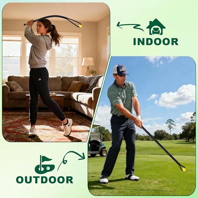 Golf Rope Swing Trainer & Aid – Elevate Speed Tempo Flexibility | All-Level - Image 5