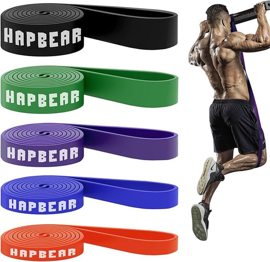 HAPBEAR Pull Up Assistance Bands Set of 5 by HAPBEARFitness