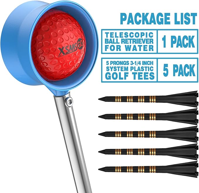 9Ft/12Ft Telescopic Stainless Steel Golf Ball Retriever - Image 2