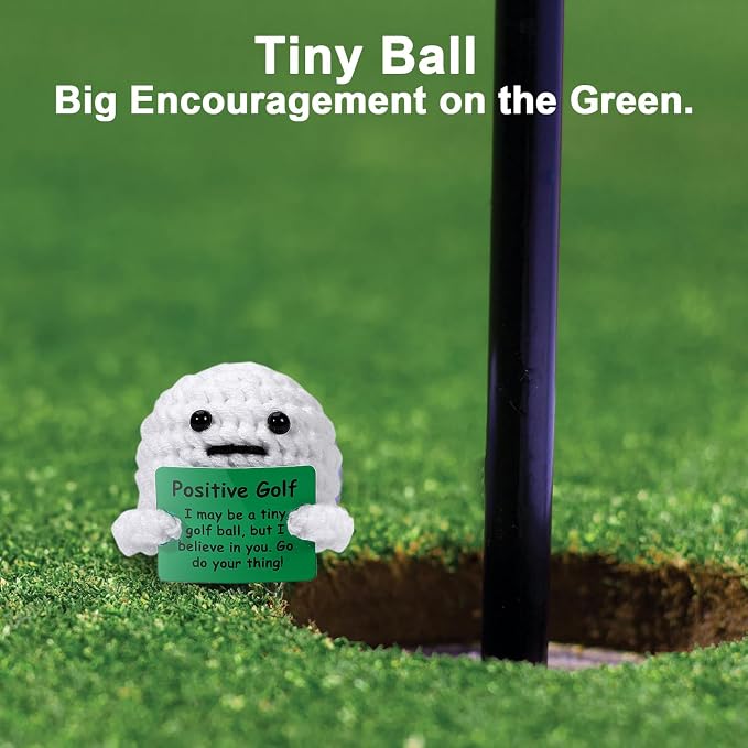 AICase Golf Gifts Accessories Funny Positive Golf Ball Crochet Gag Gift Ideas - Image 9