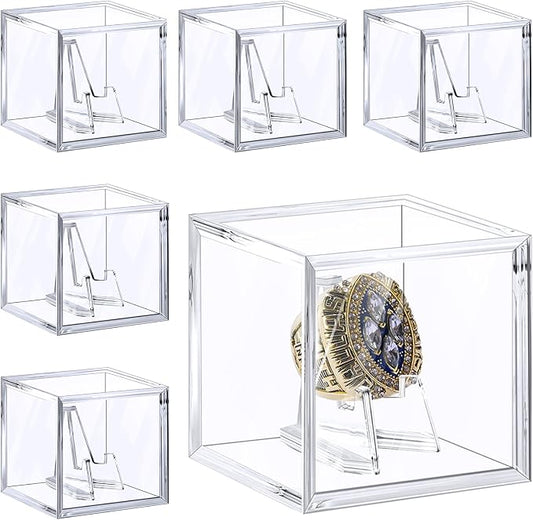 Championship Ring Display Case, Acrylic Display Box and Holder by foboullLife