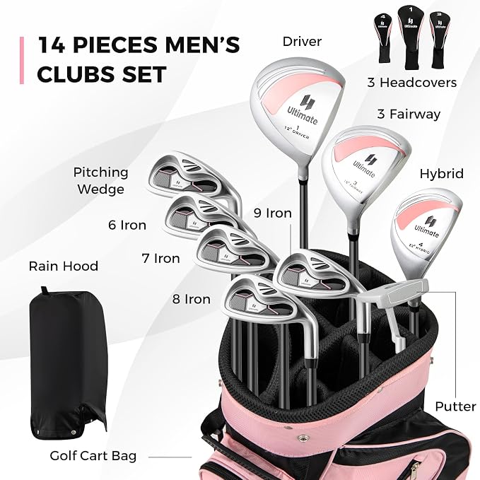 ULTIMATE Women's Complete Golf Club Set, 9/11pcs Right Handed Ladies Golf Clubs - Image 3