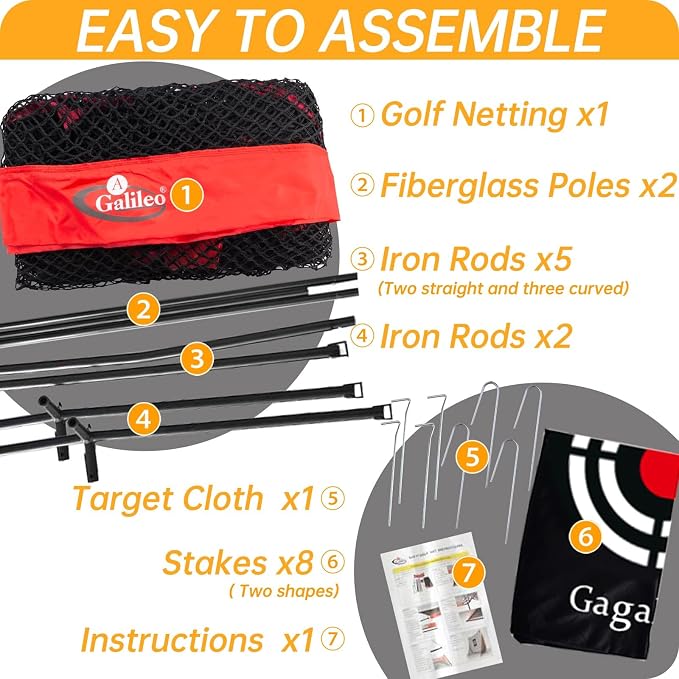 Gagalielo Golf Hitting Net：Professional Practice Accuracy - Image 9