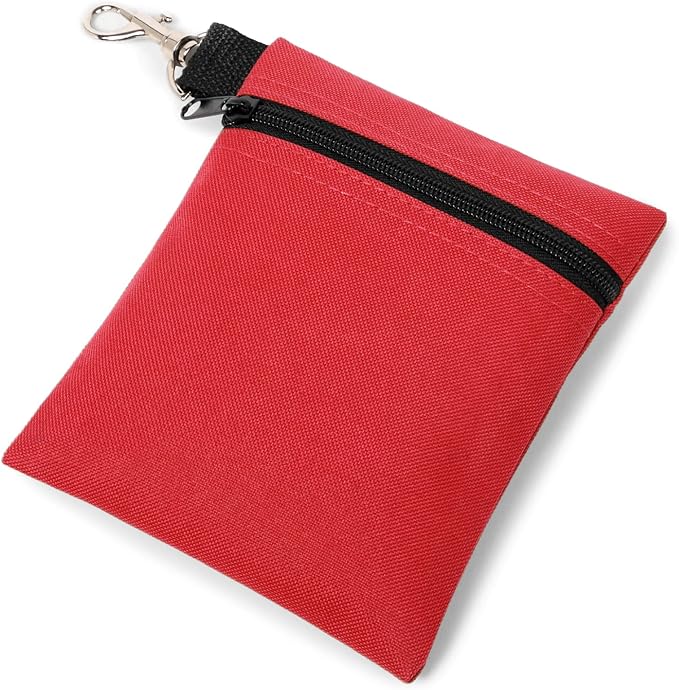 BuyAgain Golf Tee Pouch, 5.62 X 6.87 Inch Professional Zipper Golf Tee/Ball - Image 8