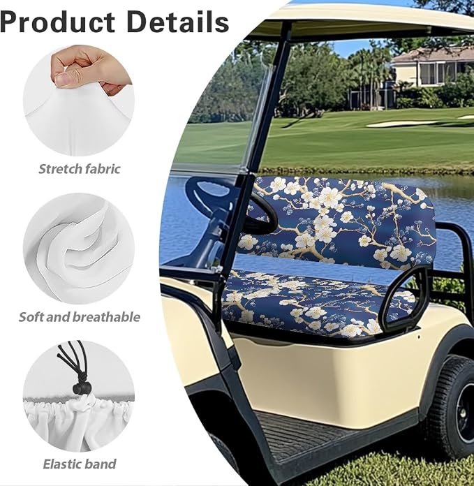 Golf Cart Seat Covers, Universal Fit & Nonskid Bottom Fits - Image 7