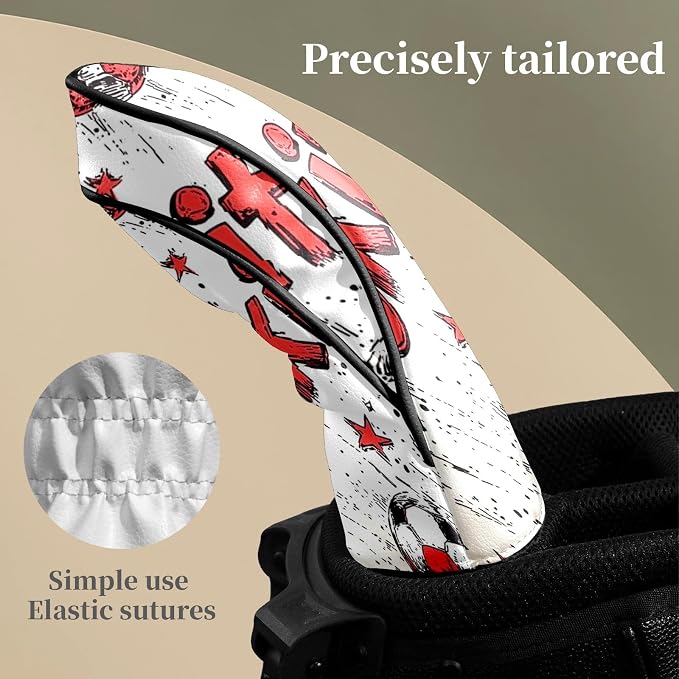 Premium Leather Golf Club Headcovers, - Image 5