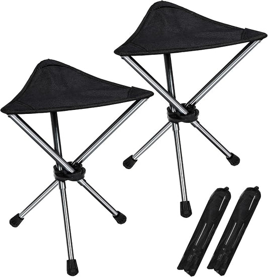 REDCAMP 2 Pack Ultralight Camping stools by REDCAMP