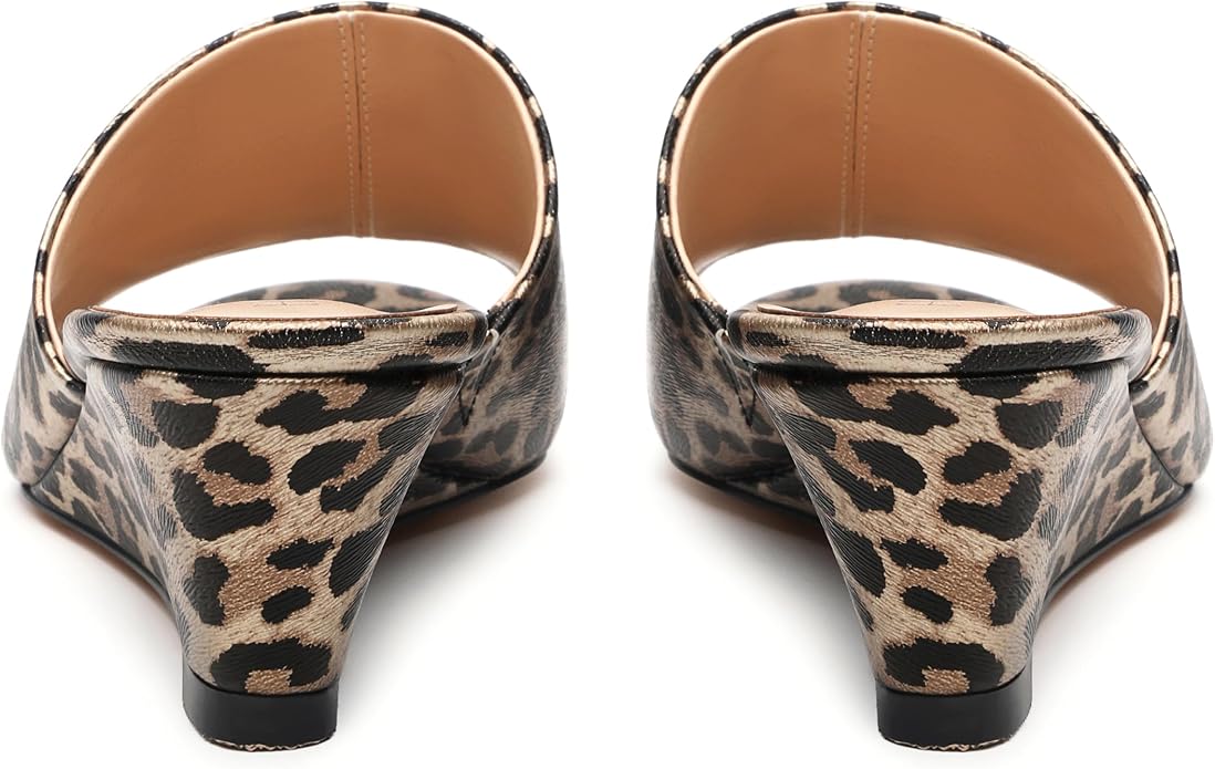 Wedge Sandals for Women Open Toe Wedge Heels Womens Matte High Heel Sandal - Image 4