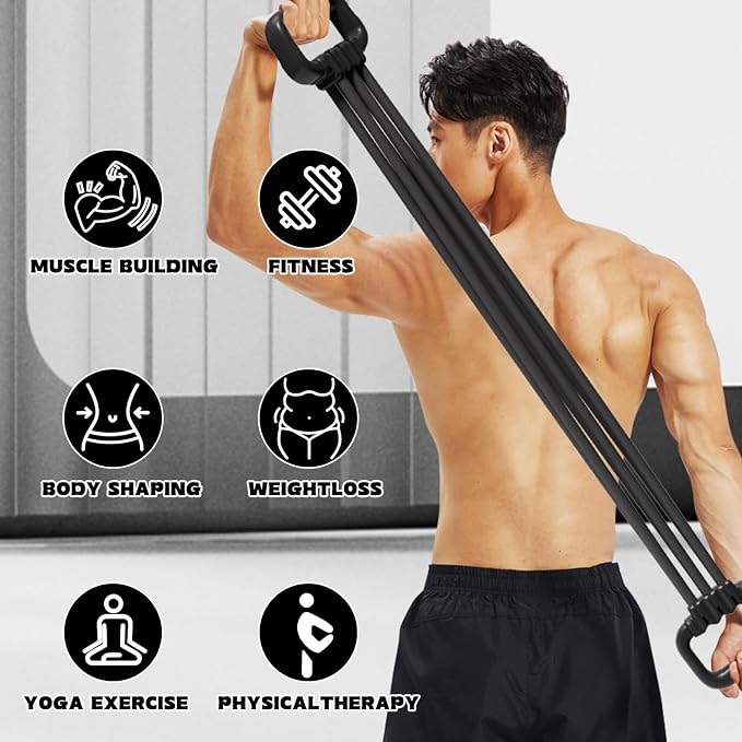 Resistance Bands with Handles, Single Resistance Bands, Exercise Bands with - Image 4