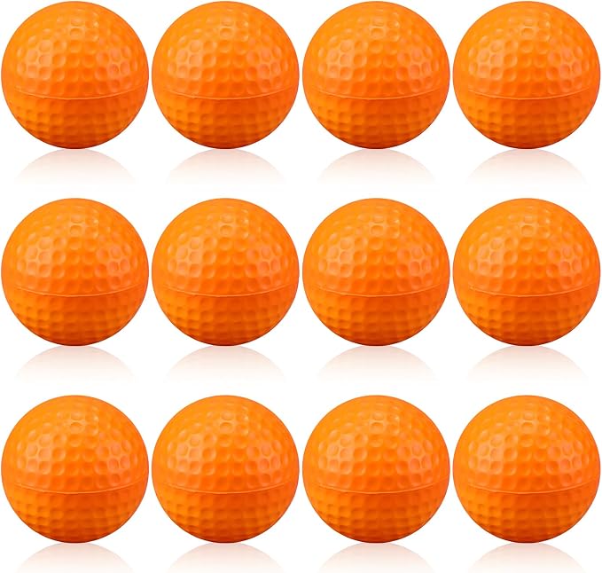 12 Pcs Foam Golf Practice Balls Soft Foam Balls by Unknown