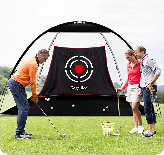 Gagalileo Golf Net: Backyard Practice Hitting Driving Training by Turf Mat - Image 5