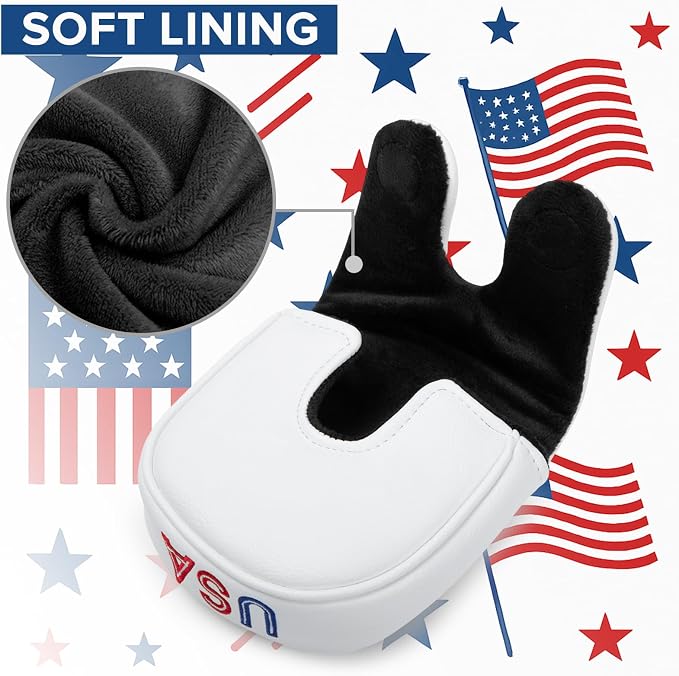 Golf Putter Covers Mallet Putter Headcover - Image 5