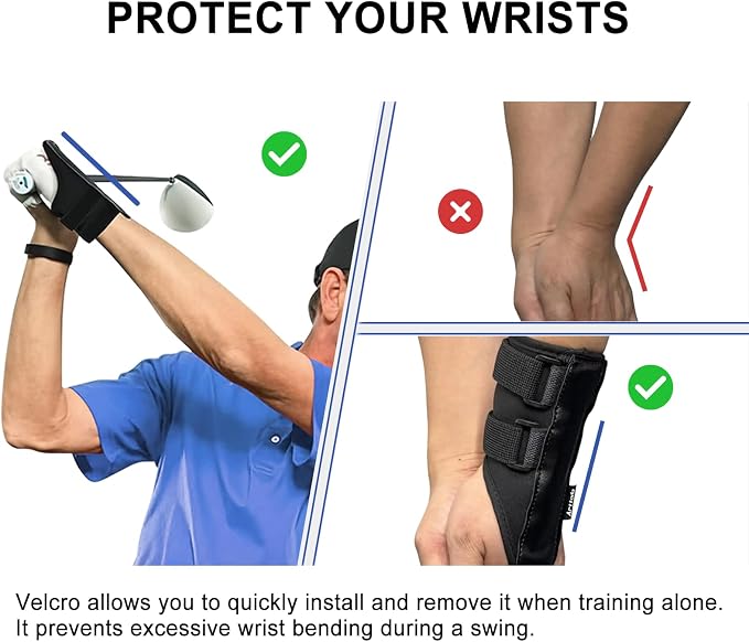 Golf Training Kit with Arm Band & Wrist Strap, Golf Swing Training Aid to - Image 3