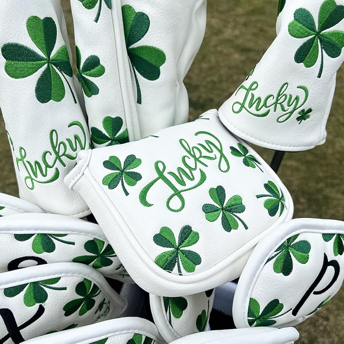Golf Headcovers Live Lucky Golf Driver Covers Advanced Embroidery Fairway Wood - Image 2