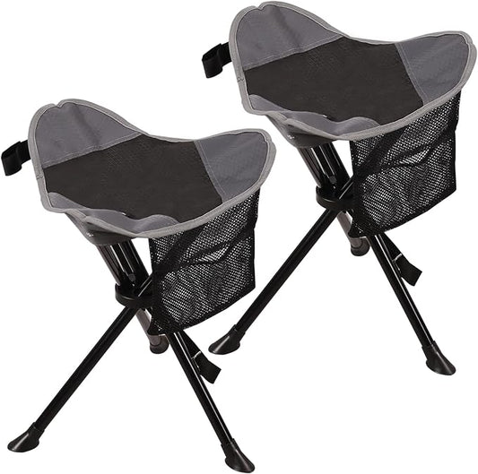 REDCAMP 2 Pack Folding Tripod Stools by REDCAMP