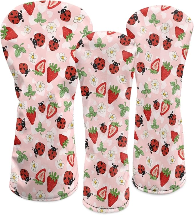 Golf Club Head Covers for Club Protective, Waterproof PU Leather Driver Fairway - Image 8