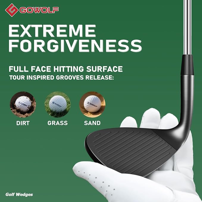 Gowolf Forged Golf Wedges 50/52/54/56/58/60/69 Degree Single or Sets - Image 4
