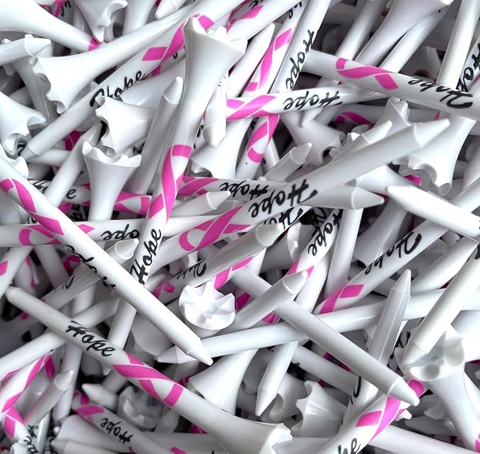 TRUESTRIKE Premium USA Golf Tees – 100-Pack Durable 3¼" / 2¾" Plastic Tees – by TRUESTRIKE