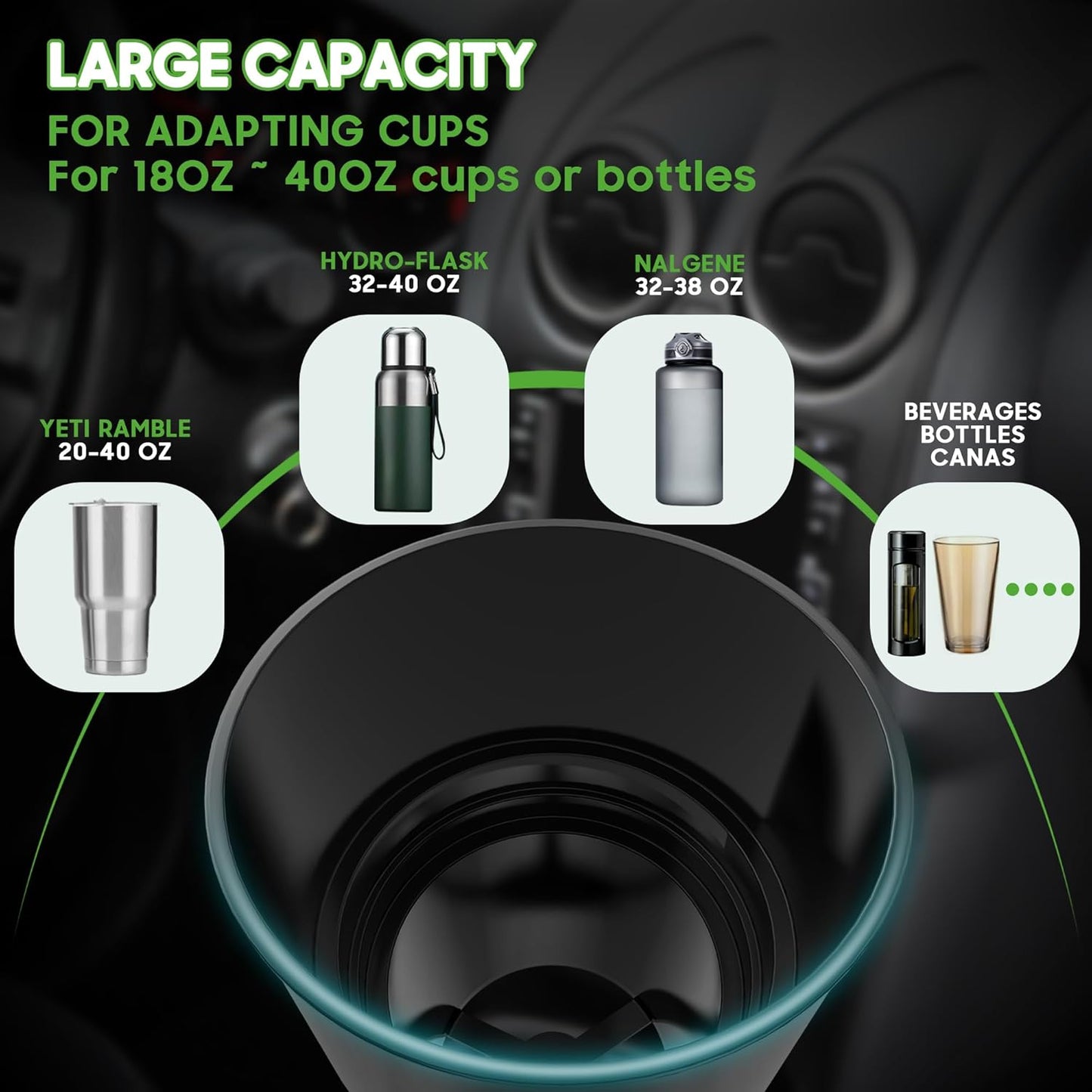 10L0L Golf Cart Heater Propane Cup Holder (NOT Heater Included) for EZGO for Club Car for Yamaha, Replacement Drink Holder Loading for 16.4 oz Portable Propane Heater Camping Gas Cylinder