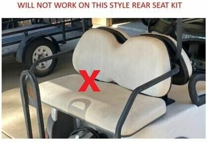 Huskey Parts Company 4PCS Brown Golf Cart Seat Covers Diamond Stitching - Image 7