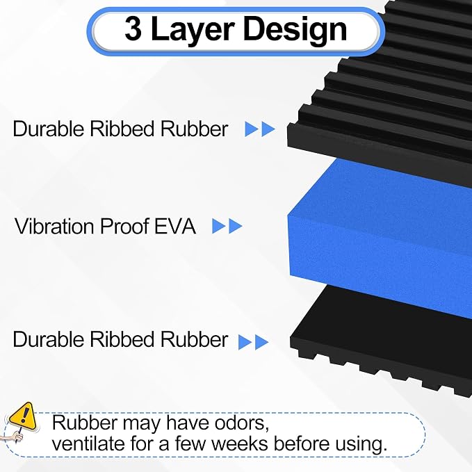 16 Pack Anti Vibration Pads for Washing Machine 4"x4"x7/8", Sound Isolation - Image 3